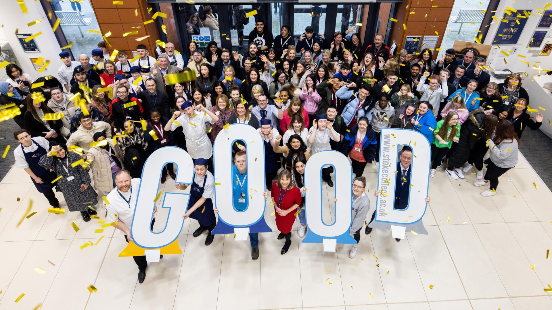 Say hello to a brighter future staff and learners celebrate Ofsted