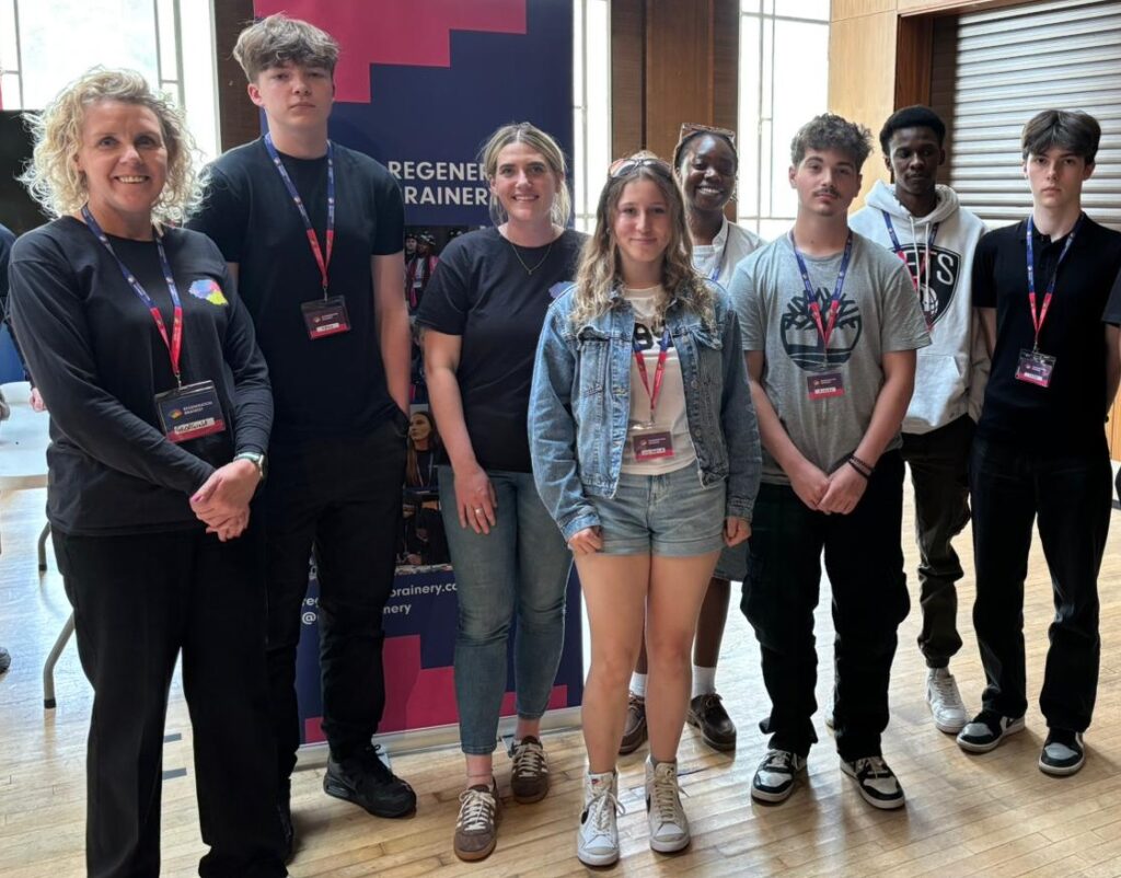 Stoke on Trent College taking part in the Regeneration Brainery programme.