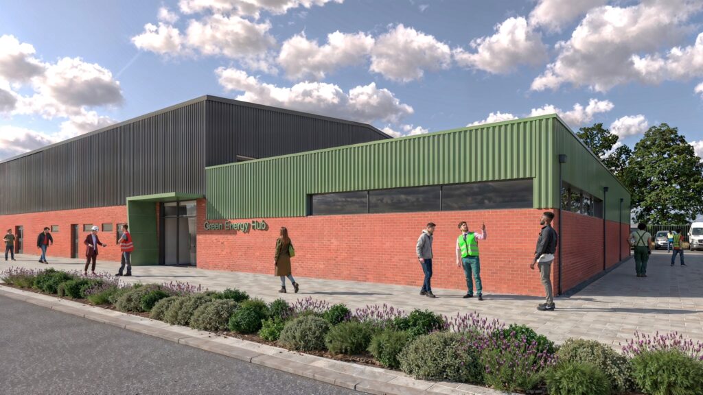 Advanced Green Technologies Hub at Stoke on Trent College's Burslem campus