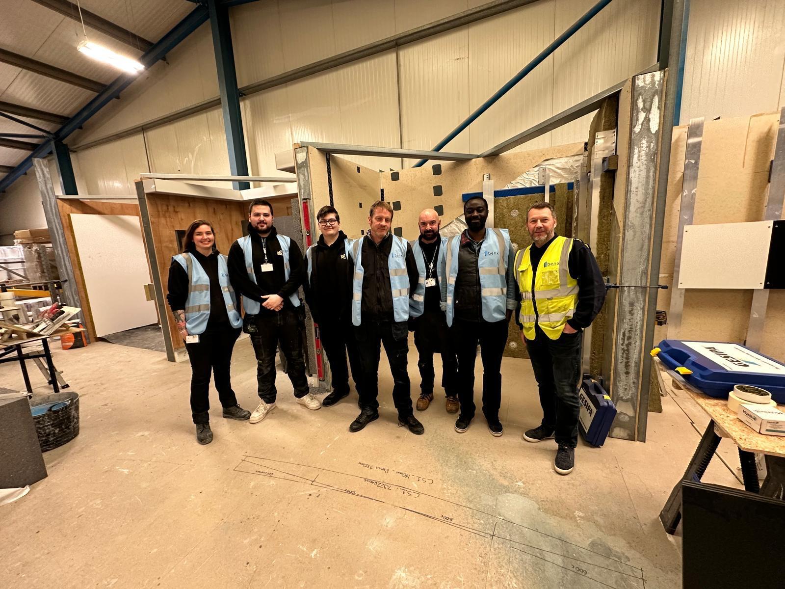 Staff from Stoke on Trent College complete training with BENX